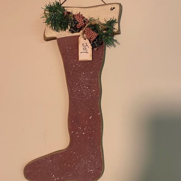 2 rustic stockings  Inv 189 - Picture 2 of 2
